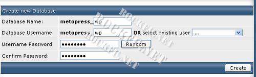 directadmin-mysql3 mysql 建立頁面