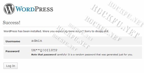 wordpress-8 成功安裝wordpress